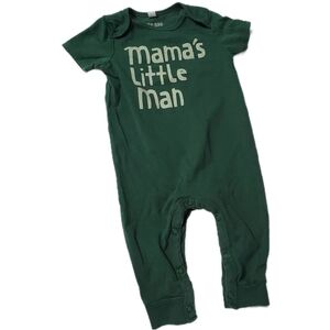 Okie Dokie Baby Boy Mama's Little Man Romper Size 6Months